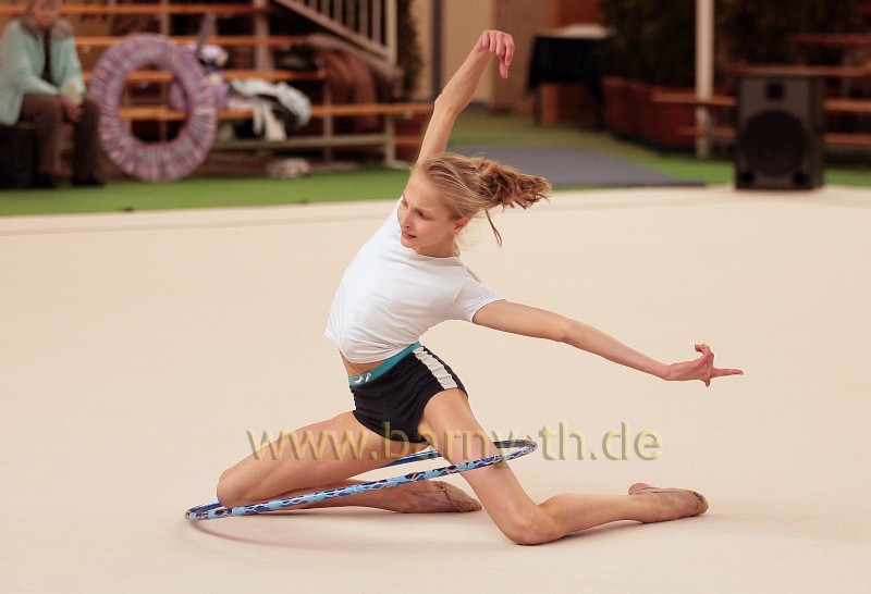 A lot in rhythmic gymnastic,